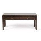 Tavolino da caffè Essex marrone mogano da 42" - WyndenHall