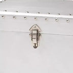 Cassettiera Serge Metal a 2 cassetti argento - Baxton Studio: Design industriale vintage, completamente assemblata