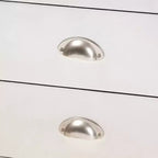Cassettiera Serge Metal a 2 cassetti argento - Baxton Studio: Design industriale vintage, completamente assemblata