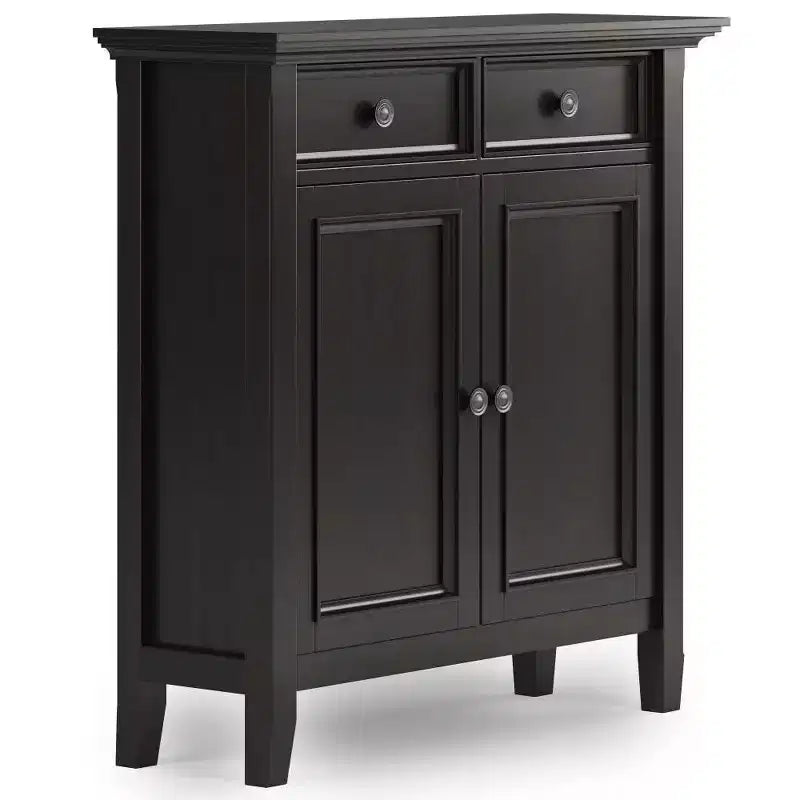 Halifax Entryway Storage Cabinet Hickory Brown - WyndenHall: Adjustable Shelves, Pine & Plywood