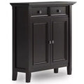Halifax Entryway Storage Cabinet Hickory Brown - WyndenHall: Adjustable Shelves, Pine & Plywood