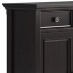 Halifax Mobiletto contenitore da ingresso Marrone Hickory - WyndenHall: Scaffali regolabili, Pino e compensato