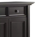 Halifax Mobiletto contenitore da ingresso Marrone Hickory - WyndenHall: Scaffali regolabili, Pino e compensato