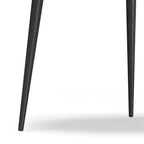 Tavolino da caffè Joellla Cognac - WyndenHall: Legno massello, Gambe metalliche svasate, Design industriale, 42.9 cm H