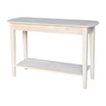 Philips Oval Sofa Table Unfinished - International Concepts