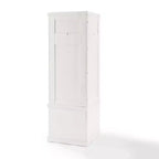 Albero da ingresso Seaside Corner bianco invecchiato - Crosley: Organizzatore da ingresso con porta scarpe, 4 ganci