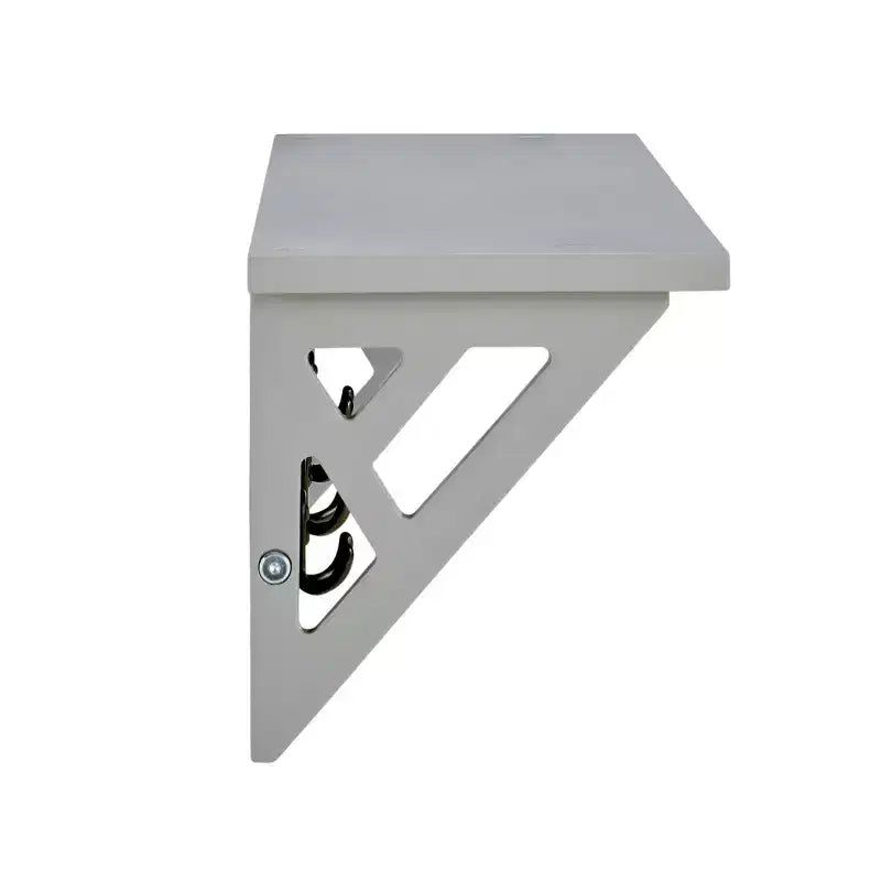 Gancio appendiabiti con mensola Middlebury da 36" grigio - Alaterre Furniture