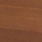 Baxton Studio King Roald Letto a piattaforma in tessuto e legno Grigio/Marrone Noce