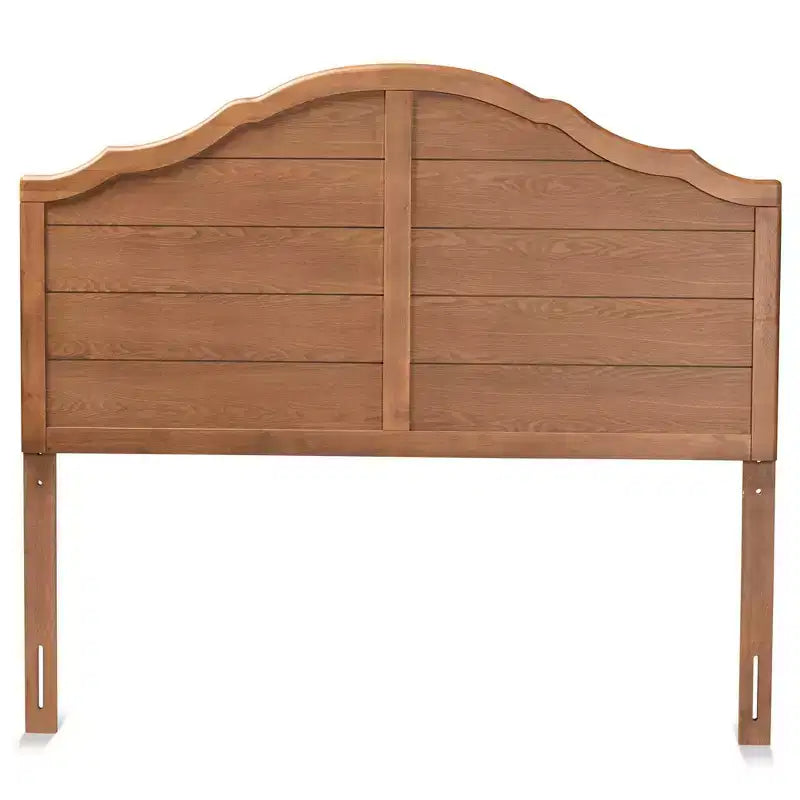 Testiera da letto Full Clive Vintage tradizionale rustica di Baxton Studio: ad arco, montata sul telaio del letto