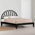 South Shore Queen 82,5" Hoya Letto e testiera neri