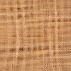 Testiera per letto Queen Size Bali & Pari Lesia in Rattan e Legno di Mogano, Miele Chiaro/Teak Rosso