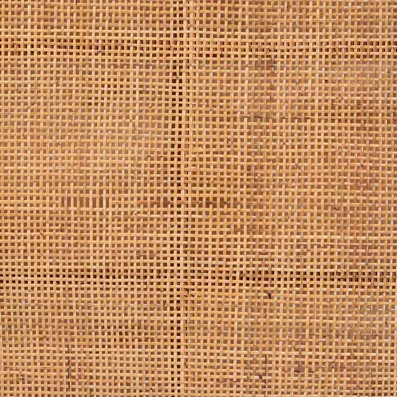 Testiera per letto Queen Size Bali & Pari Lesia in Rattan e Legno di Mogano, Miele Chiaro/Teak Rosso