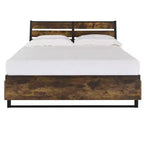 Acme Furniture Letto King Juvanth King Orientale Finitura Rovere Rustico/Nero