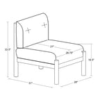 Sedia Accento con Gambe a Piolo - Hearth & Hand™ con Magnolia