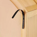 Mobiletto ad arco a 4 ante in legno scanalato con vetro - Naturale - Hearth & Hand™ with Magnolia