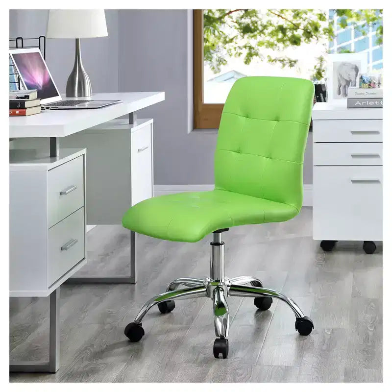 Sedia da ufficio Prim senza braccioli con schienale a mezza altezza - Modway