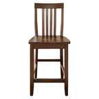 Set di 2 sgabelli da bar Crosley School House da 24 pollici altezza bancone