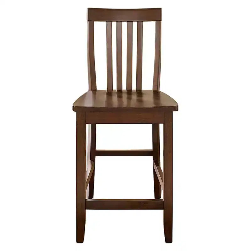 Set di 2 sgabelli da bar Crosley School House da 24 pollici altezza bancone