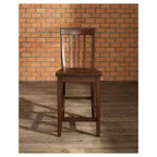 Set di 2 sgabelli da bar Crosley School House da 24 pollici altezza bancone