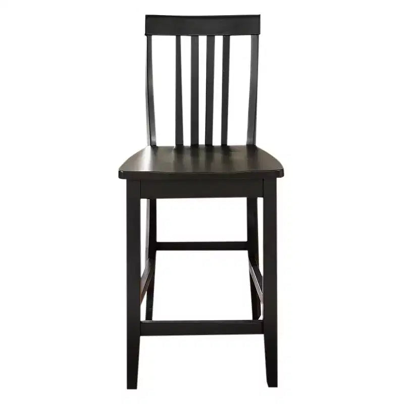Set di 2 sgabelli da bar Crosley School House da 24 pollici altezza bancone