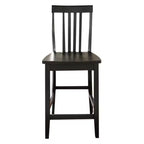 Set di 2 sgabelli da bar Crosley School House da 24 pollici altezza bancone