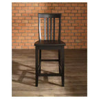 Set di 2 sgabelli da bar Crosley School House da 24 pollici altezza bancone