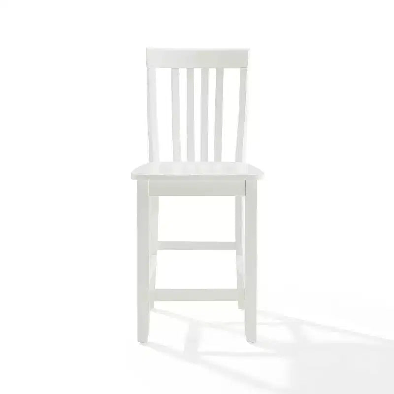 Set di 2 sgabelli da bar Crosley School House da 24 pollici altezza bancone