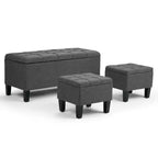 3pc 44 Lancaster Storage Ottoman - Wyndenhall