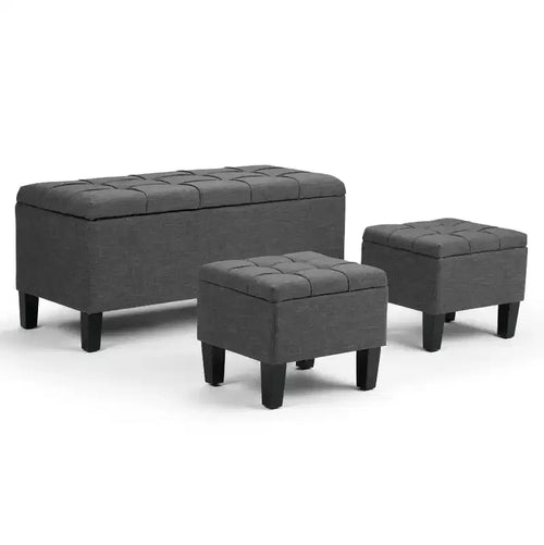 3pc 44 Lancaster Storage Ottoman - Wyndenhall