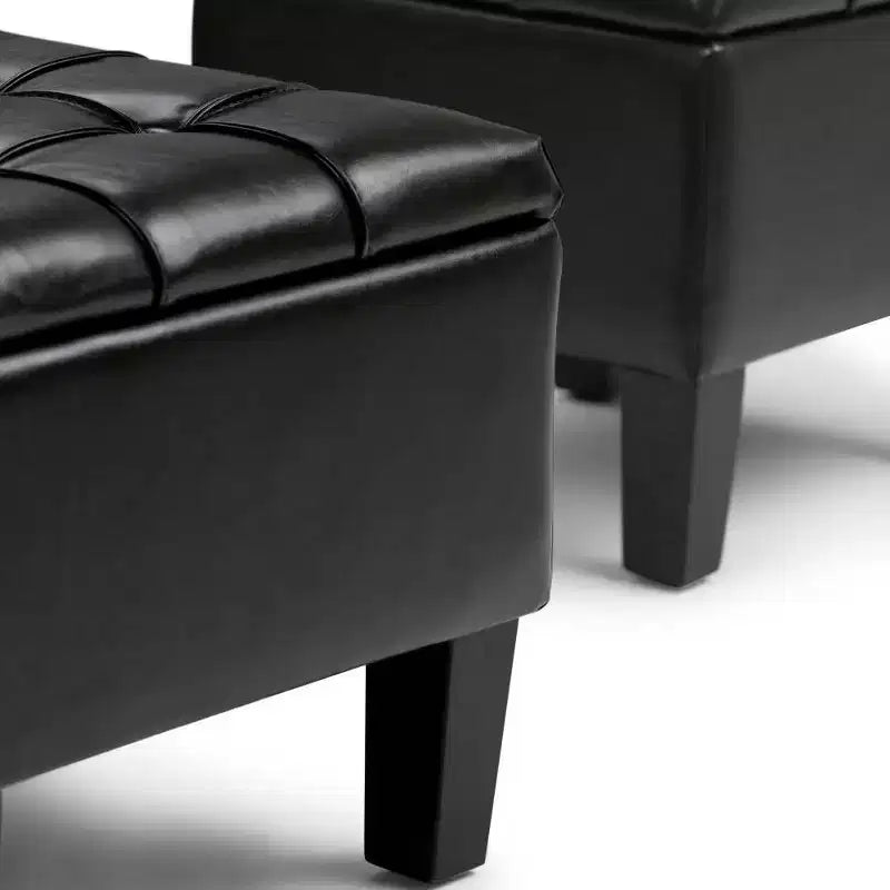 3 pz 44 Pouf contenitore Lancaster - Wyndenhall