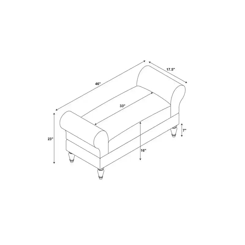 Lillian Bench - Lino