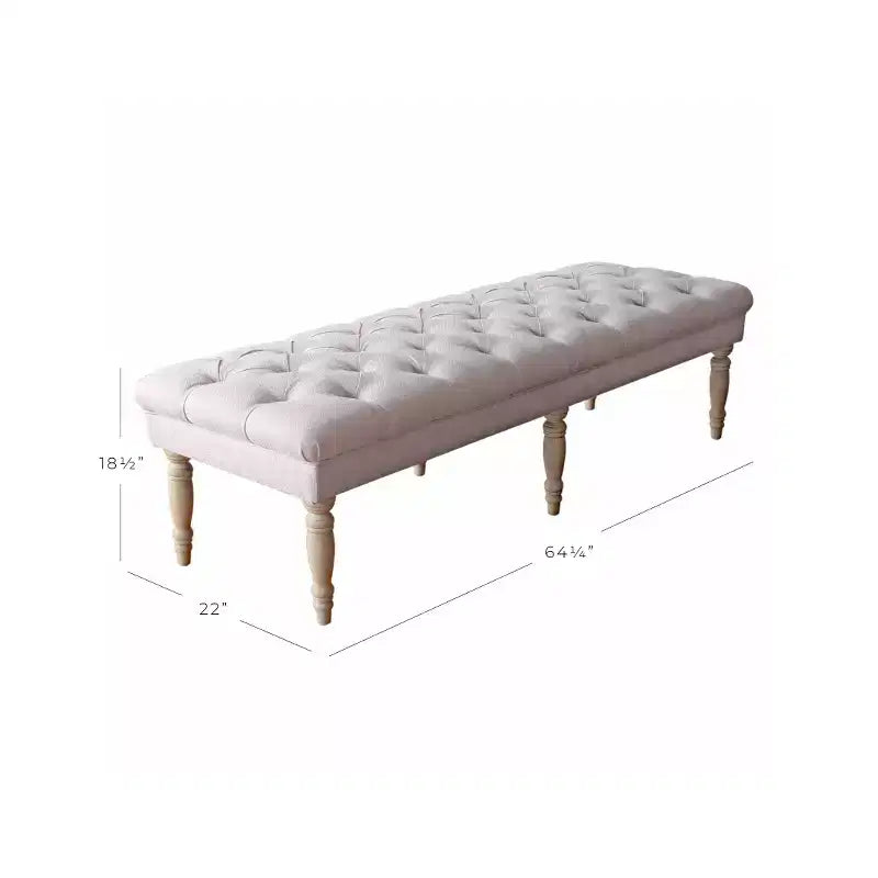 Panca capitonné Layla classica - HomePop
