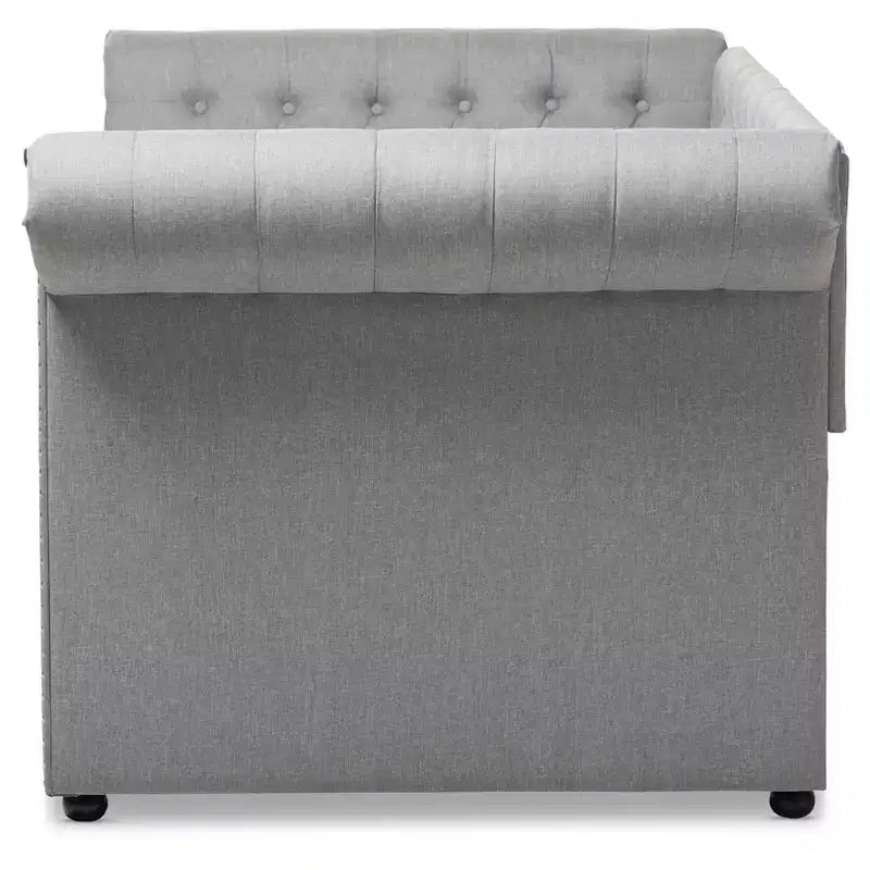 Divano Letto Estraibile Moderno in Tessuto Mabelle - Baxton Studio