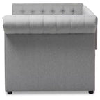 Divano Letto Estraibile Moderno in Tessuto Mabelle - Baxton Studio