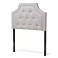 Mars Modern And Contemporary Fabric Headboard Gray - Baxton Studio
