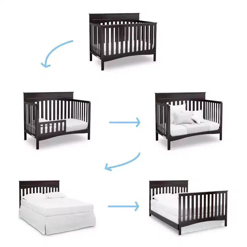 Delta Children Skylar Lettino Convertibile 6-in-1