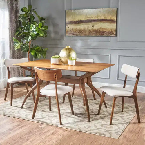 Ensemble de salle à manger 5 pièces Nissie Mid-Century – Christopher Knight Home