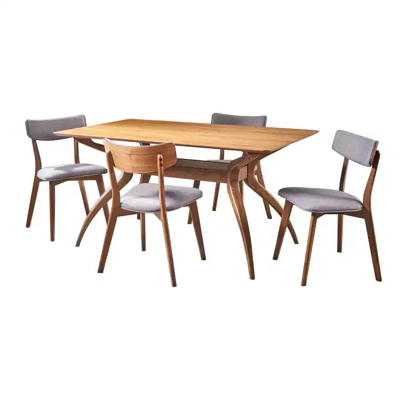 Set da pranzo 5 pezzi Nissie Mid-Century - Christopher Knight Home