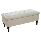 Poggiapiedi contenitore in tessuto Chantelle - Christopher Knight Home