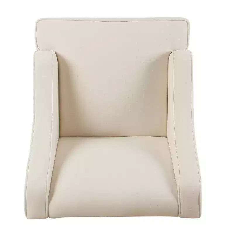 Poltrona a pozzetto classica con braccioli Swoop - Homepop