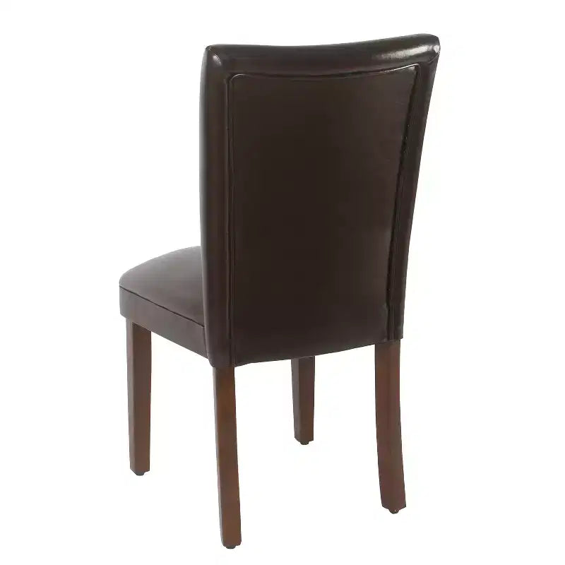 Set di 2 sedie da pranzo Parsons in similpelle - Homepop