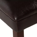 Set di 2 sedie da pranzo Parsons in similpelle - Homepop