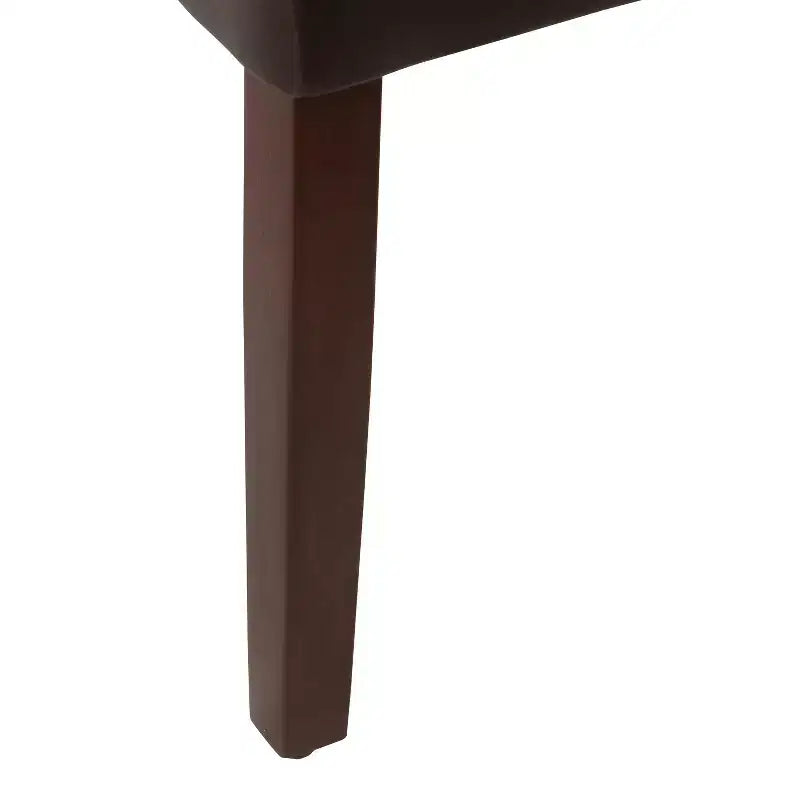 Set di 2 sedie da pranzo Parsons in similpelle - Homepop