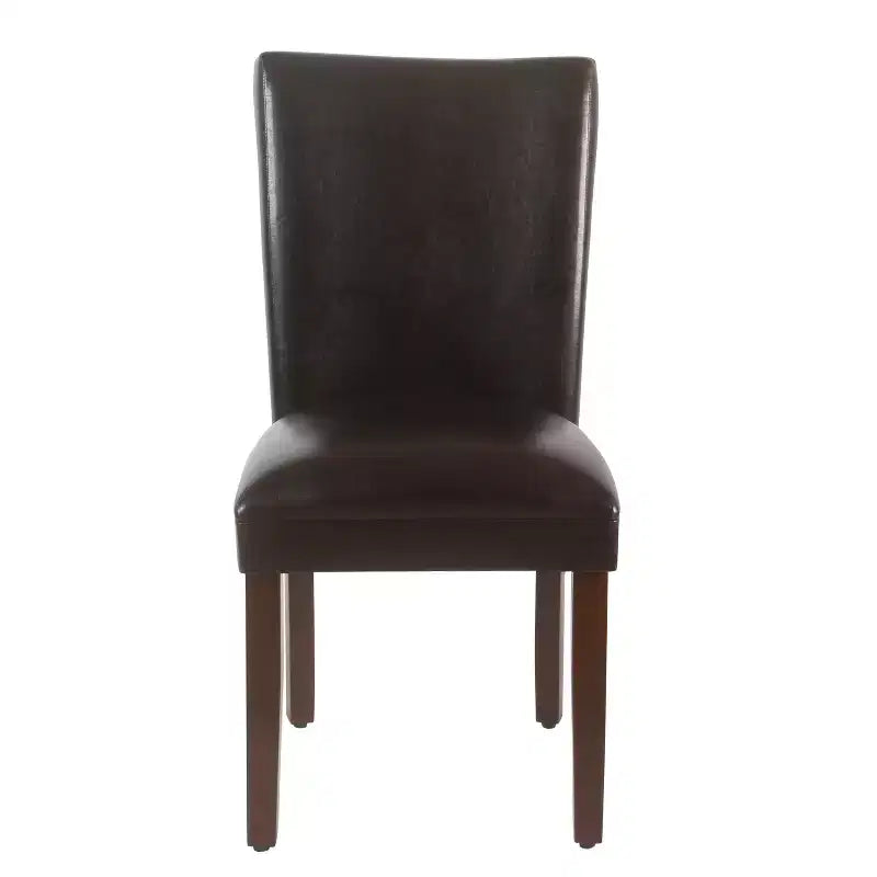 Set di 2 sedie da pranzo Parsons in similpelle - Homepop