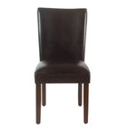 Set di 2 sedie da pranzo Parsons in similpelle - Homepop