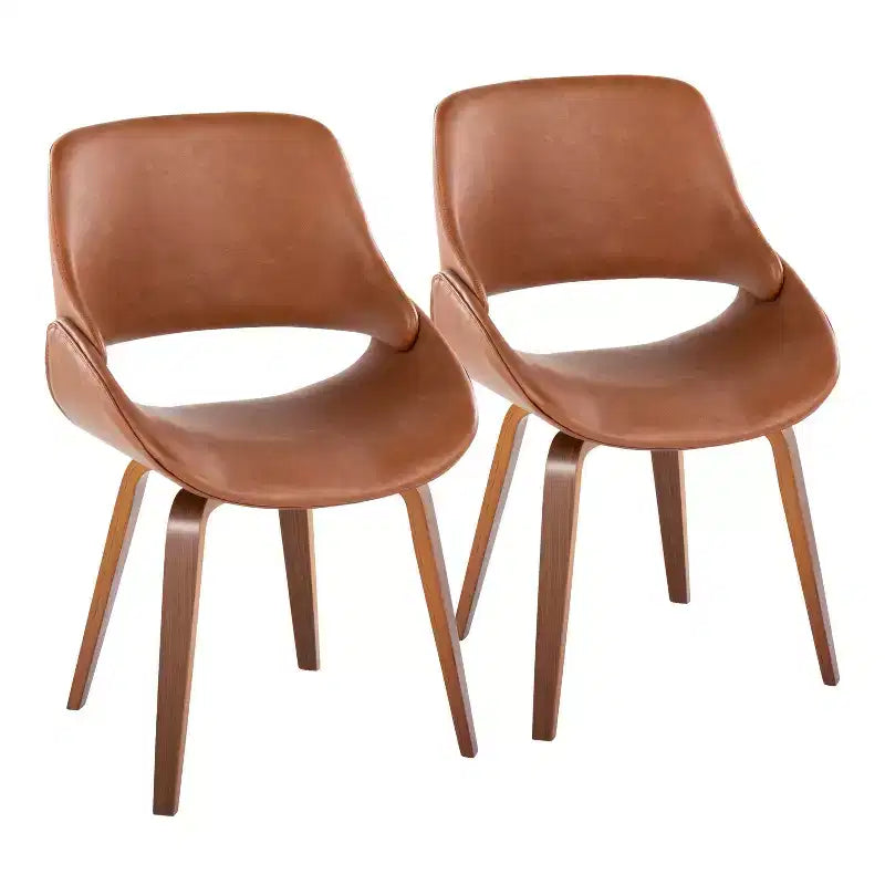 Set di 2 sedie da pranzo/d'accento Fabrico di metà secolo Lumisource
