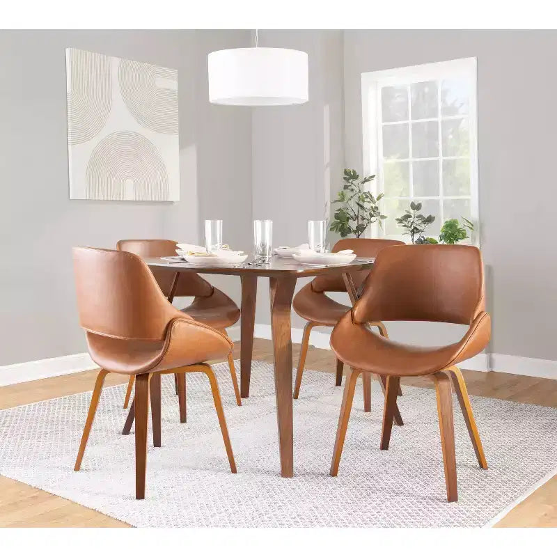 Set di 2 sedie da pranzo/d'accento Fabrico di metà secolo Lumisource
