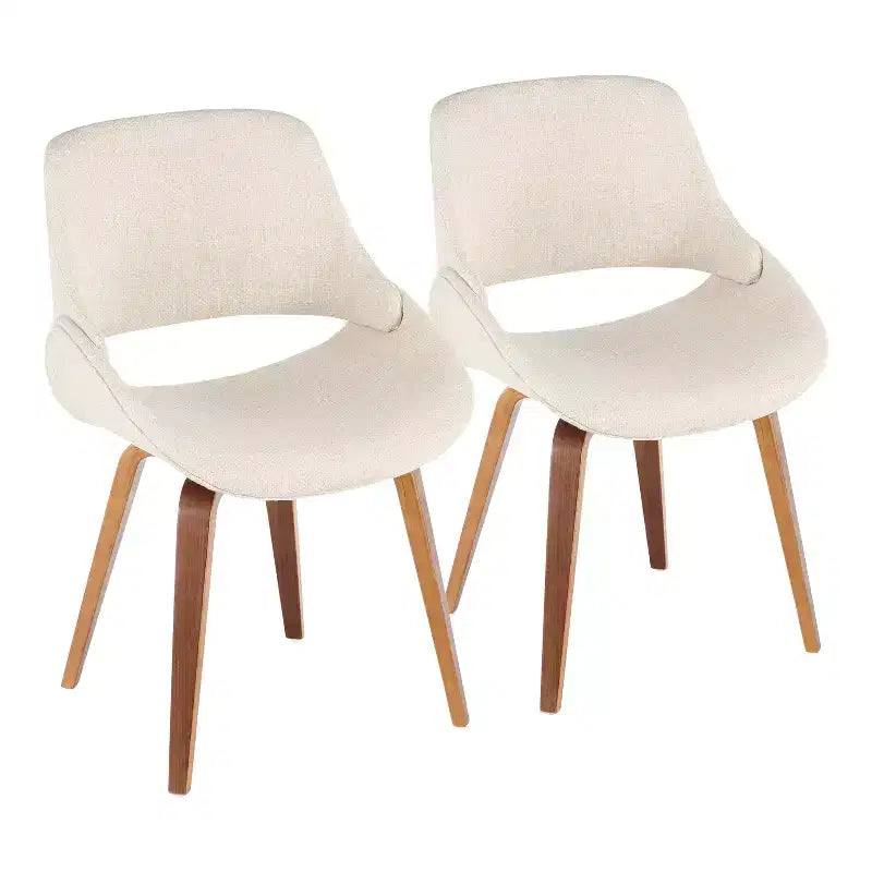 Set di 2 sedie da pranzo/d'accento Fabrico di metà secolo Lumisource