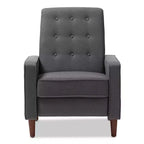 Poltrona Lounge in Tessuto Stile Moderno Mid-Century Mathias - Baxton Studio