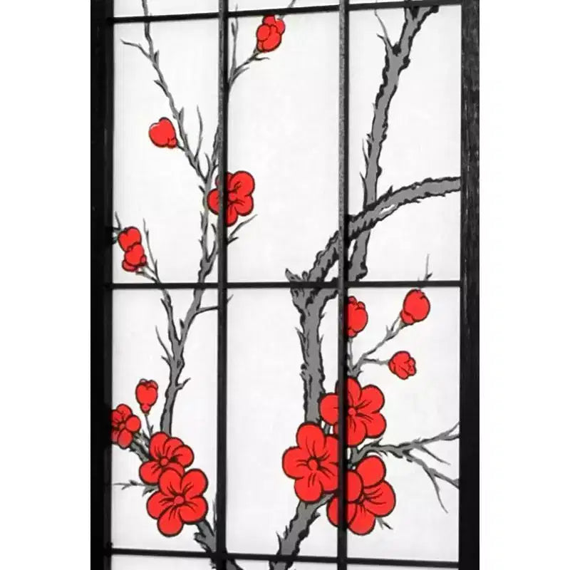 Oriental Furniture Paravento Shoji Blossom Alto 180 cm